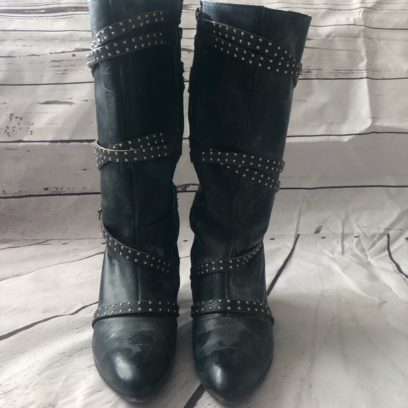 Freebird Jax Studded Boots 8 - Picture 5 of 9